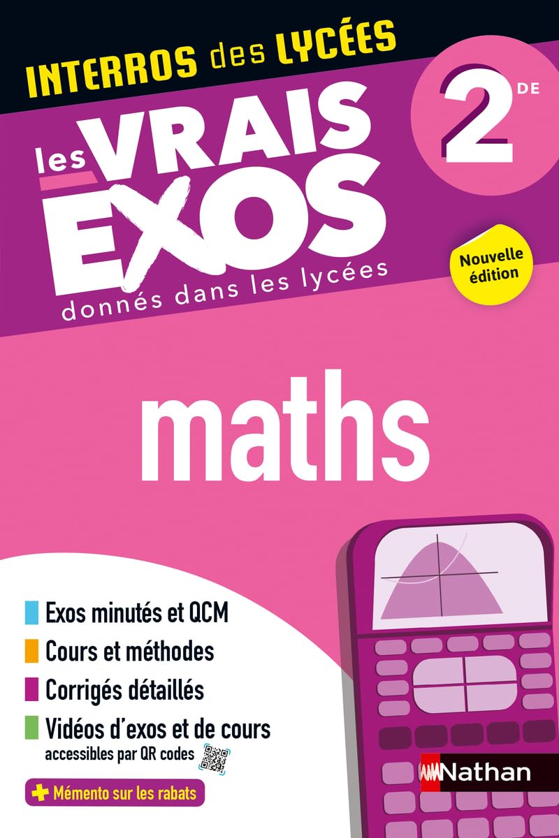 Interros des lycees maths 2de - Livre d'occasion