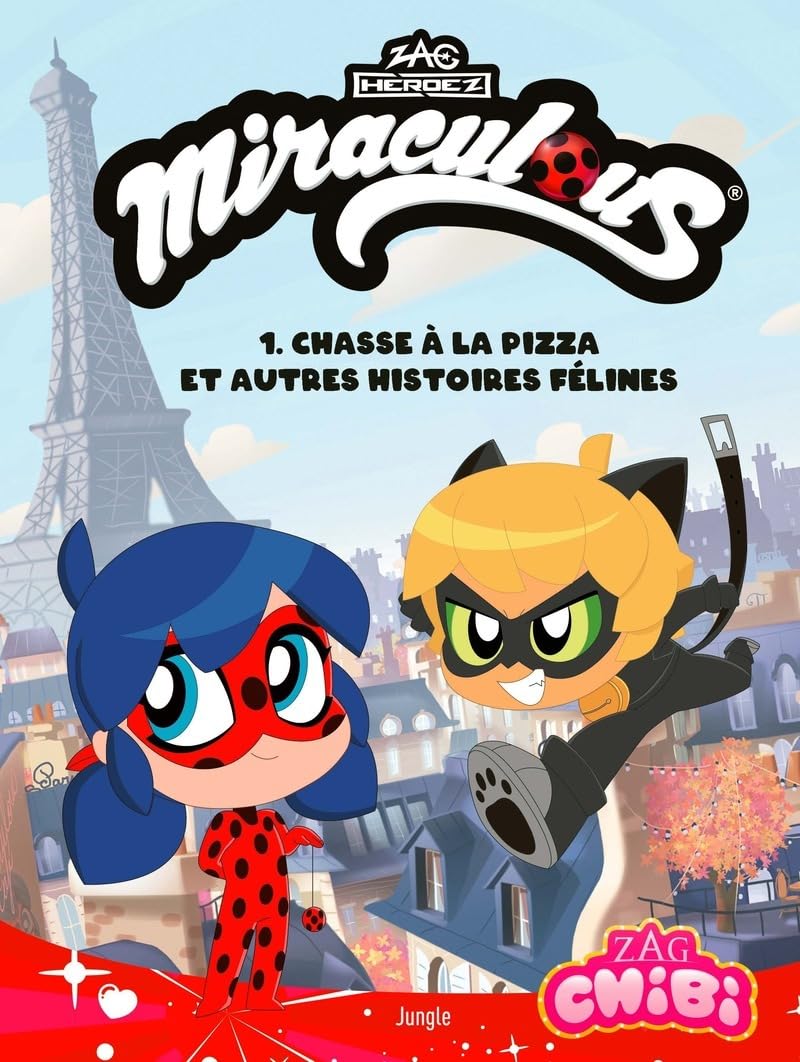 Chibi Miraculous - Tome 1 Chasse à la pizza et autres histoires félines (1) - Livre d'occasion