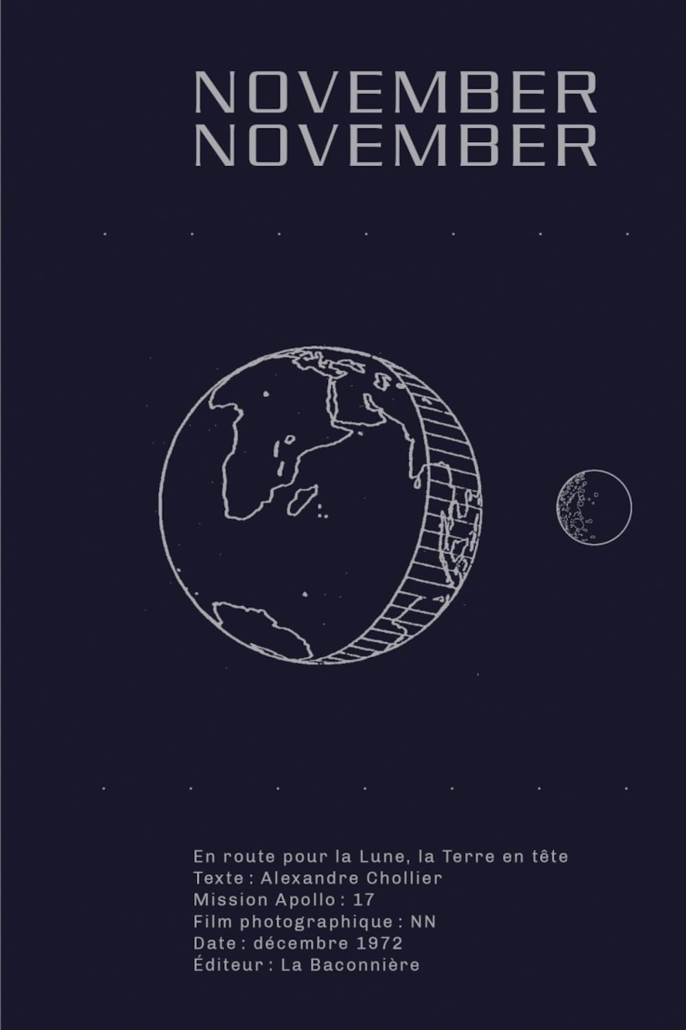 November November: En route pour la Lune, la Terre en tête - Livre d'occasion