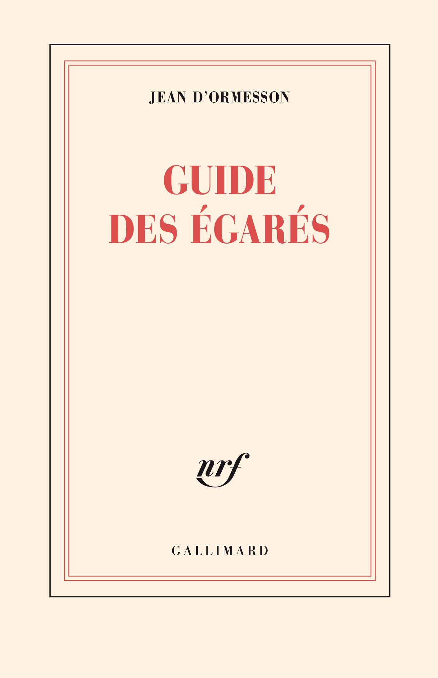 Guide des égarés - Livre d'occasion
