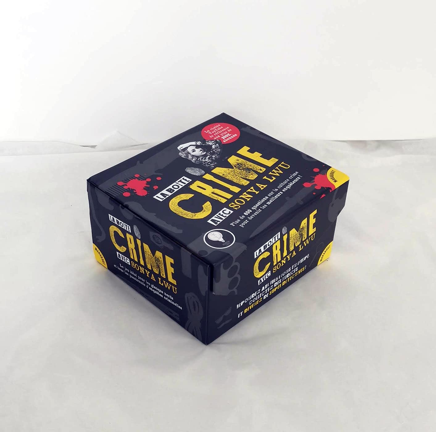 Boite de jeu crime avec sonya lwu - Livre d'occasion