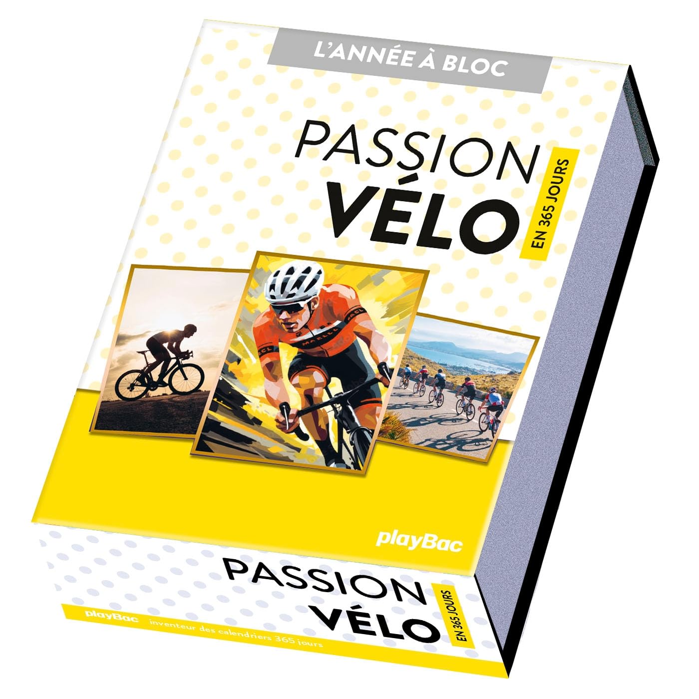 Calendrier passion velo en 365 jours - l'annee a bloc - Livre d'occasion