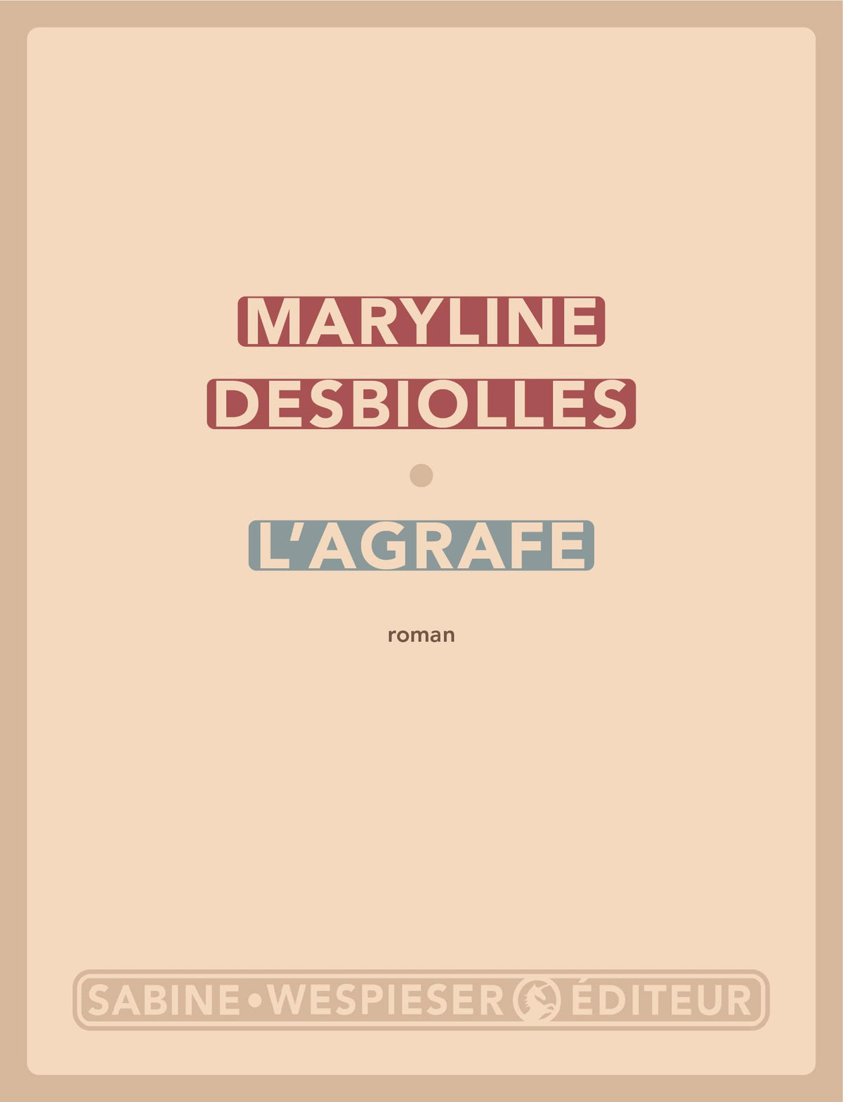 L'agrafe - Livre d'occasion