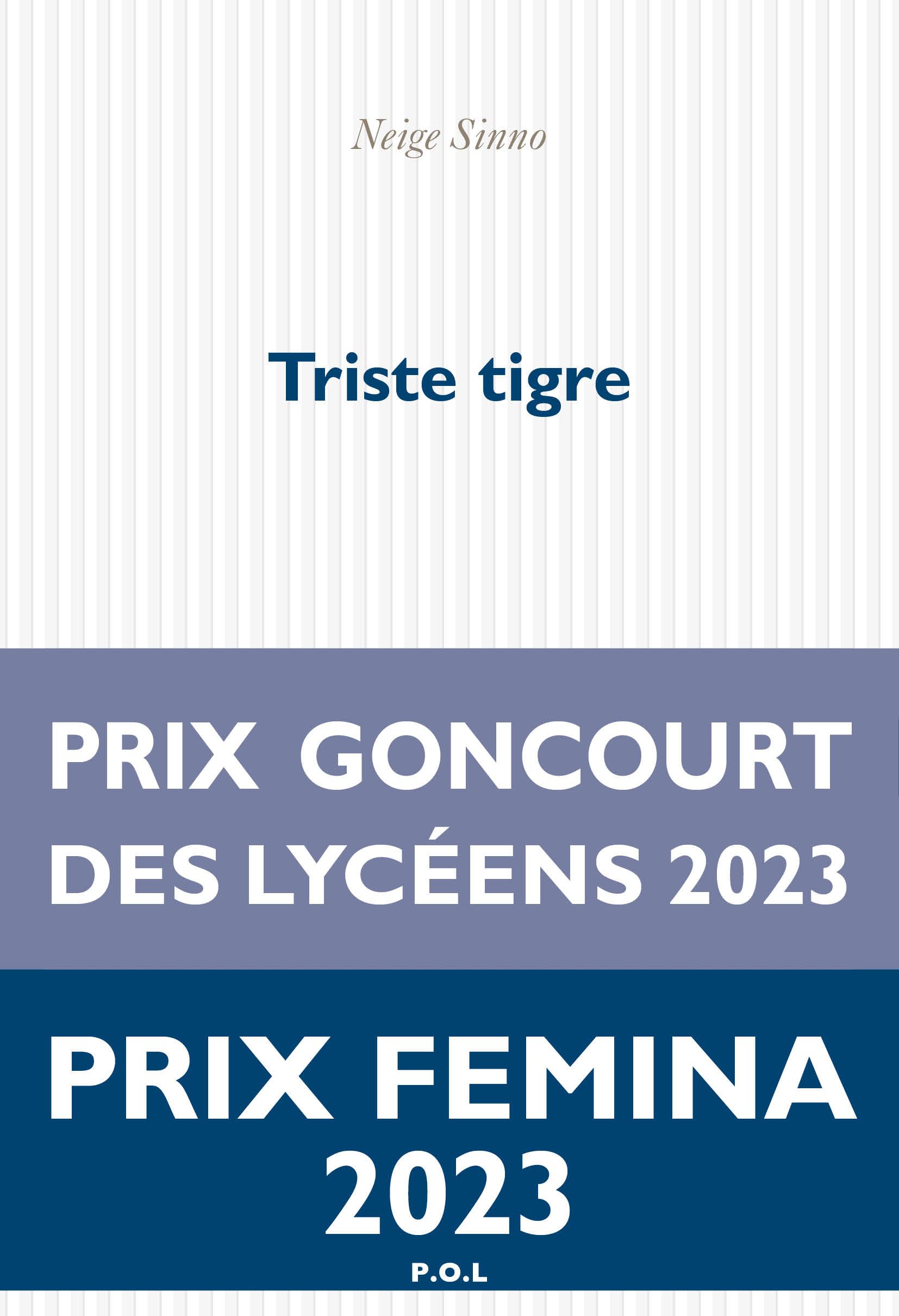 Triste Tigre - Prix Femina 2023 - Livre d'occasion