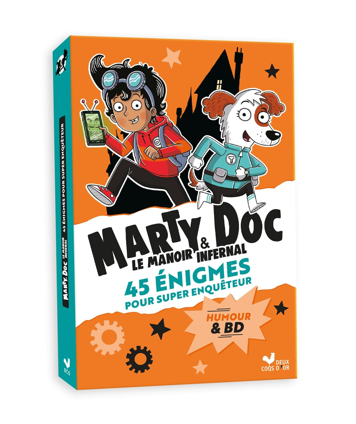 Marty & doc le manoir infernal - 45 enigmes pour super enqueteur - Livre d'occasion