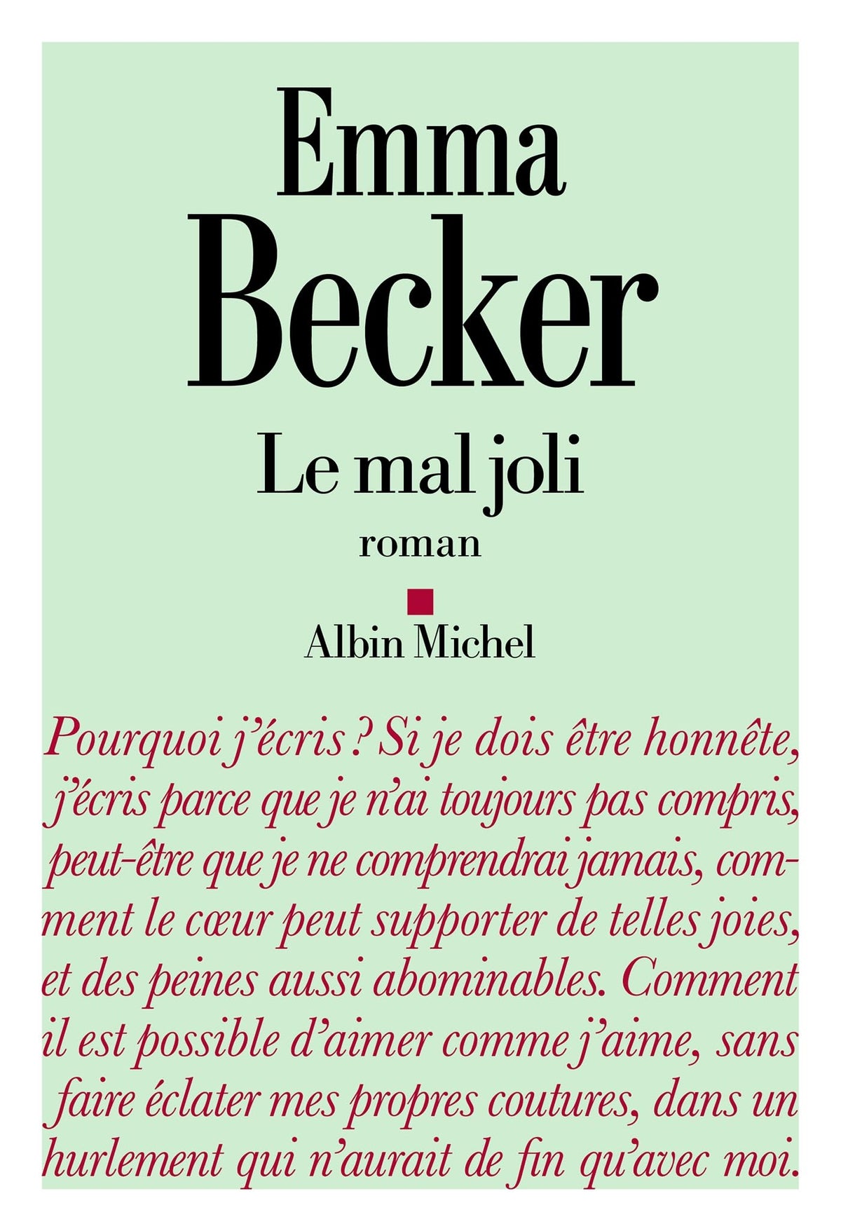 Le mal joli - Livre d'occasion