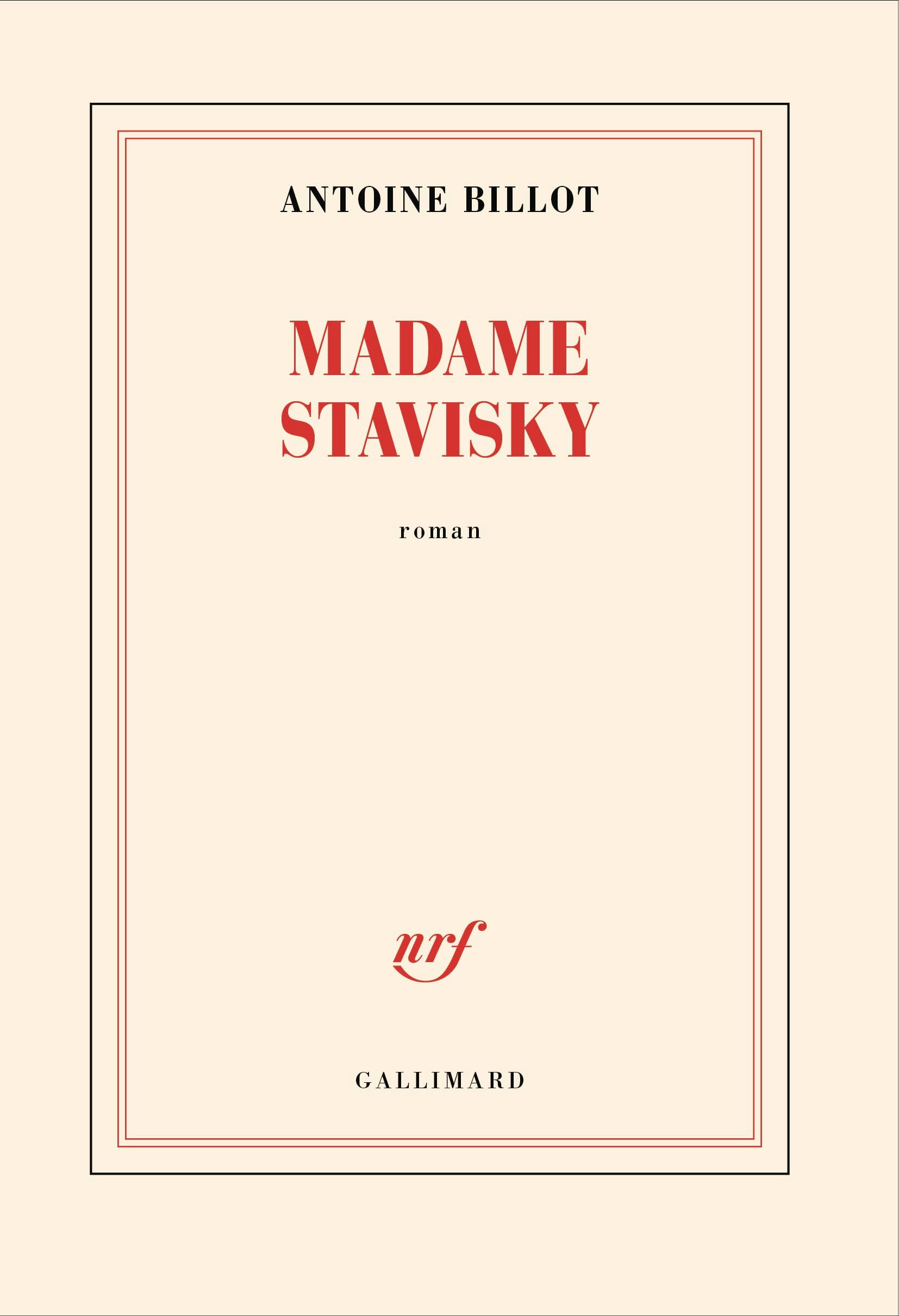 Madame Stavisky - Livre d'occasion