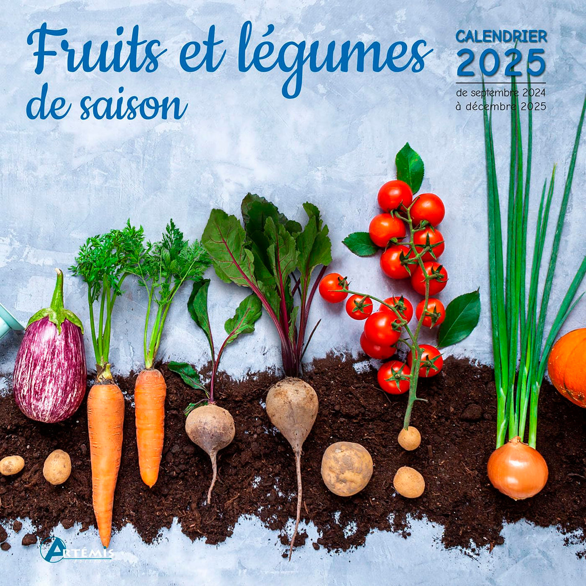 Calendrier Fruits et légumes de saison 2025 - Livre d'occasion
