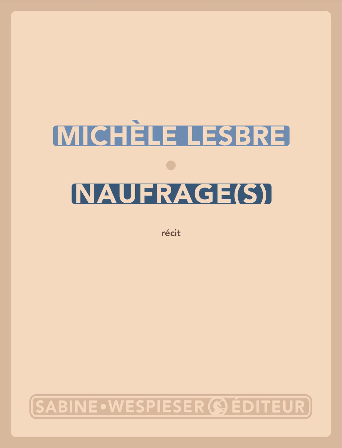 Naufrage(s) (2025) - Livre d'occasion