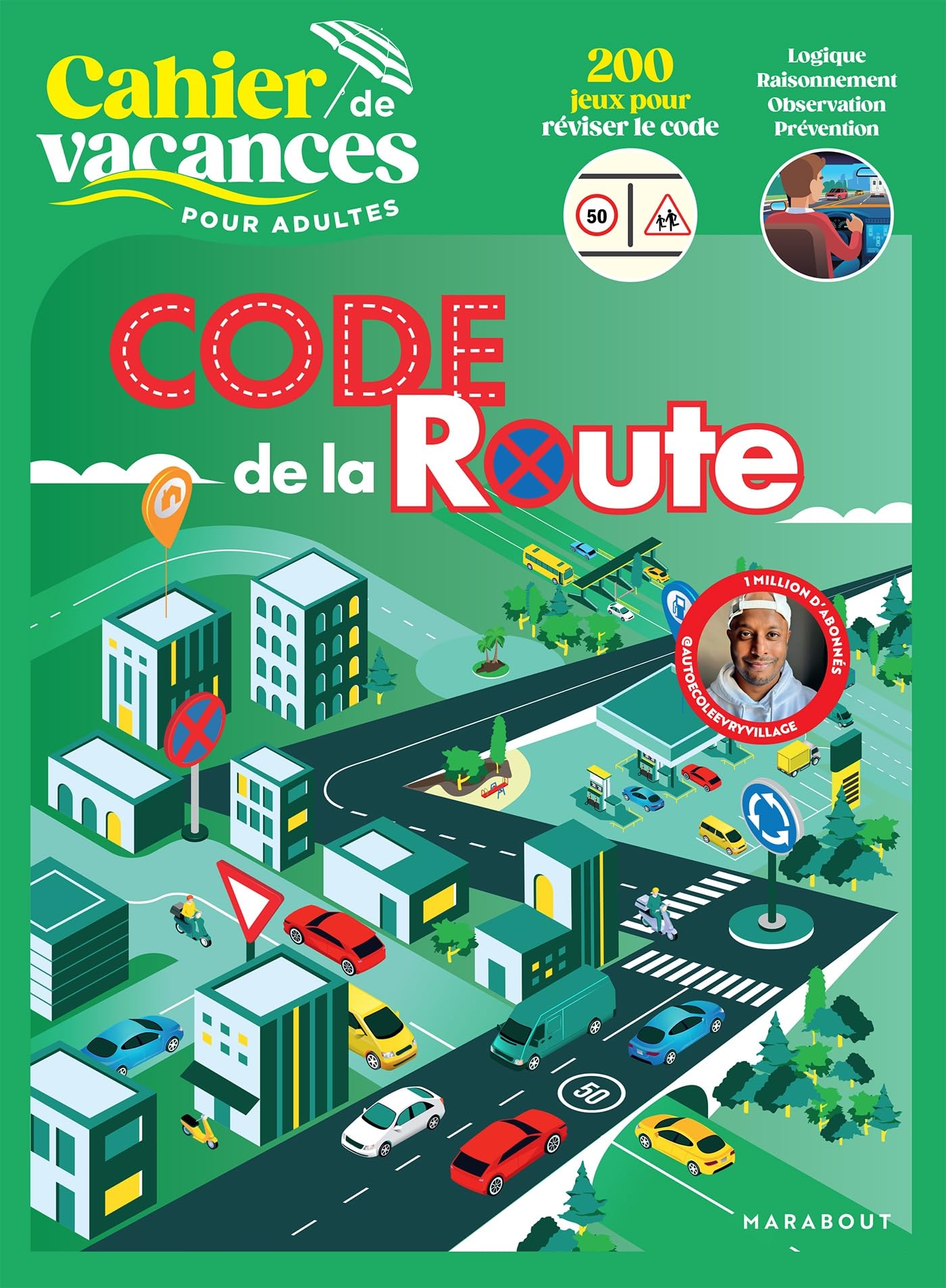 Cahier de vacances : Code de la route 2025 - Livre d'occasion