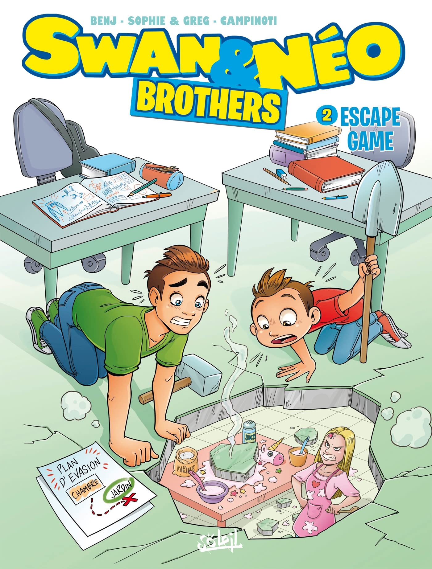 Swan et Néo - Brothers T02: Escape game - Livre d'occasion