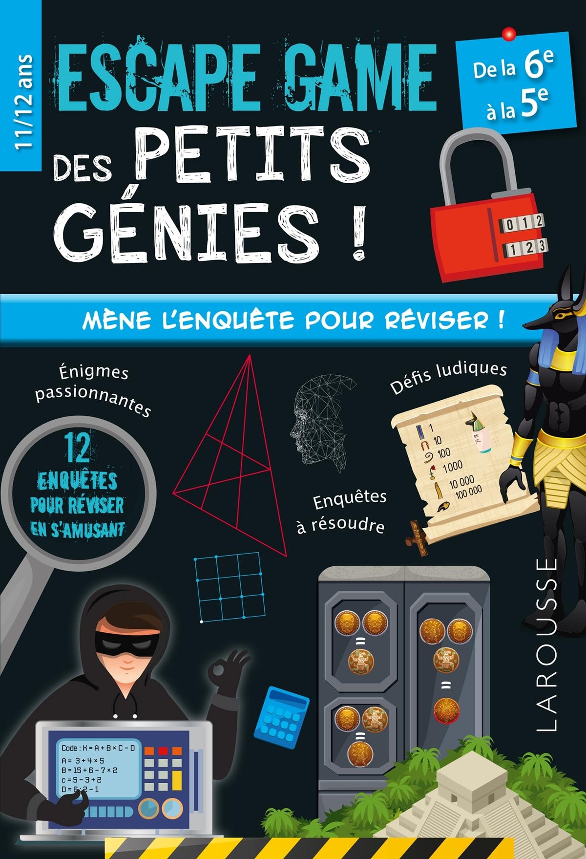 ESCAPE GAME DES PETITS GENIES - 6E-5E - CAHIER DE VACANCES - Livre d'occasion