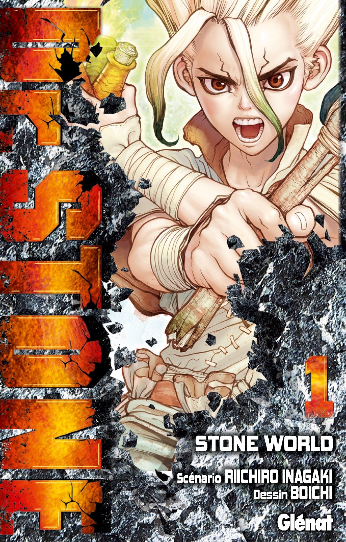 Dr. stone - tome 01 - stone world - Livre d'occasion
