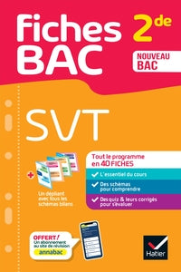 Fiches bac - svt 2de - tout le programme en fiches de revision detachables - Livre d'occasion