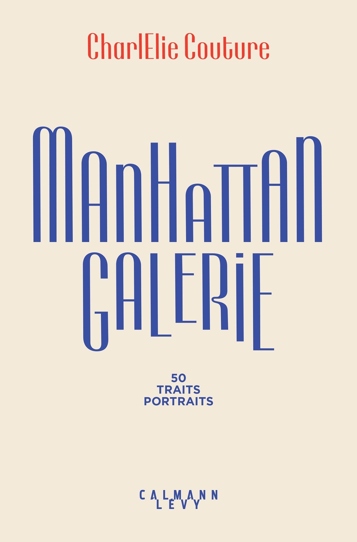 Manhattan galerie - traits portraits - Livre d'occasion
