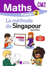 Mathematiques cm2 (2026) - methode de singapour - fichier eleve 2 - Livre d'occasion