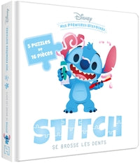 Disney baby - mes premieres histoires - stitch se brosse les dents - 5 grands puzzles 16 pc - Livre d'occasion