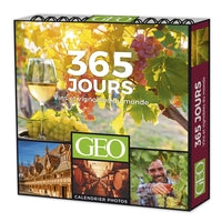 365 jours vins et vignobles du monde - calendriers geo - Livre d'occasion