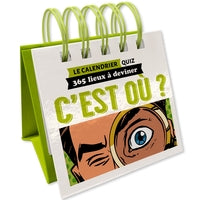 Le calendrier quiz - c'est ou ? - 365 lieux a deviner - Livre d'occasion