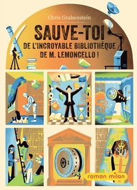 Sauve-toi de l'incroyable bibliotheque de m. lemoncello ! - Livre d'occasion