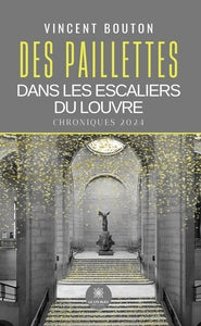 Des paillettes dans les escaliers du louvre - chroniques 2024 - Livre d'occasion