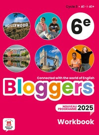 Bloggers 6e programme 2025 - workbook - Livre d'occasion