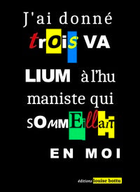 J'AI DONNE TROIS VALIUM A L'HUMANISTE QUI SOMMEILLAIT EN MOI - Livre d'occasion
