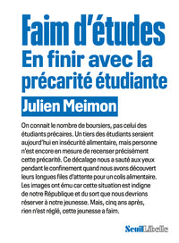 FAIM D'ETUDES. EN FINIR AVEC LA PRECARITE ETUDIANTE - Livre d'occasion