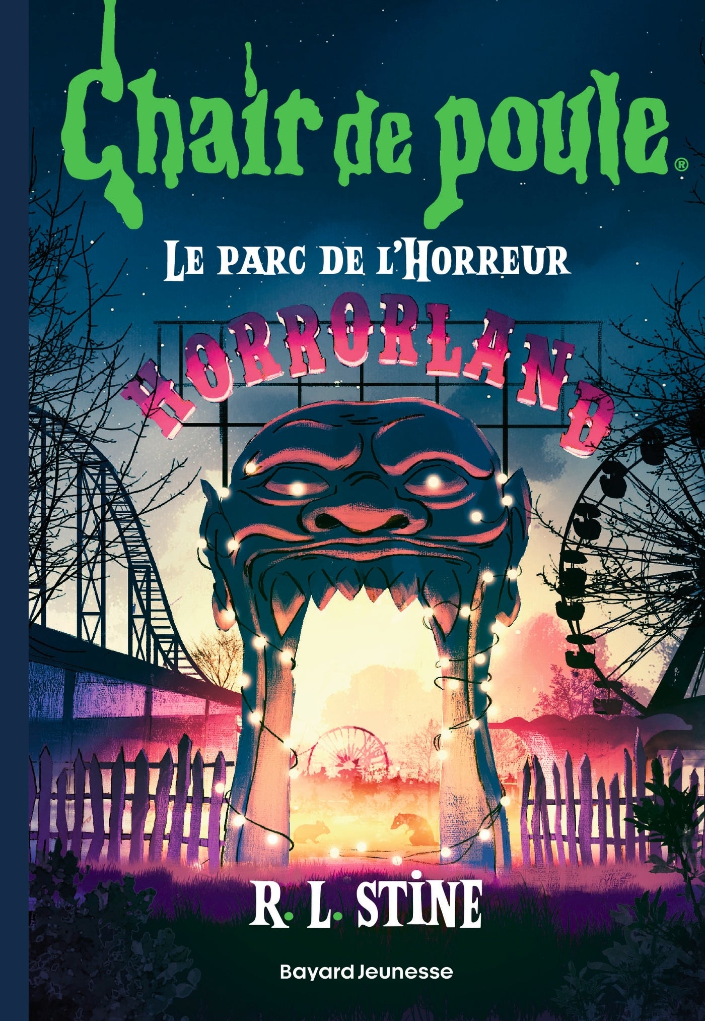 Chair de poule , tome 25 - le parc de l'horreur - Livre d'occasion