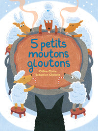 5 petits moutons - t02 - 5 petits moutons gloutons - Livre d'occasion