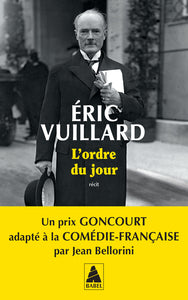 L'ORDRE DU JOUR - Livre d'occasion