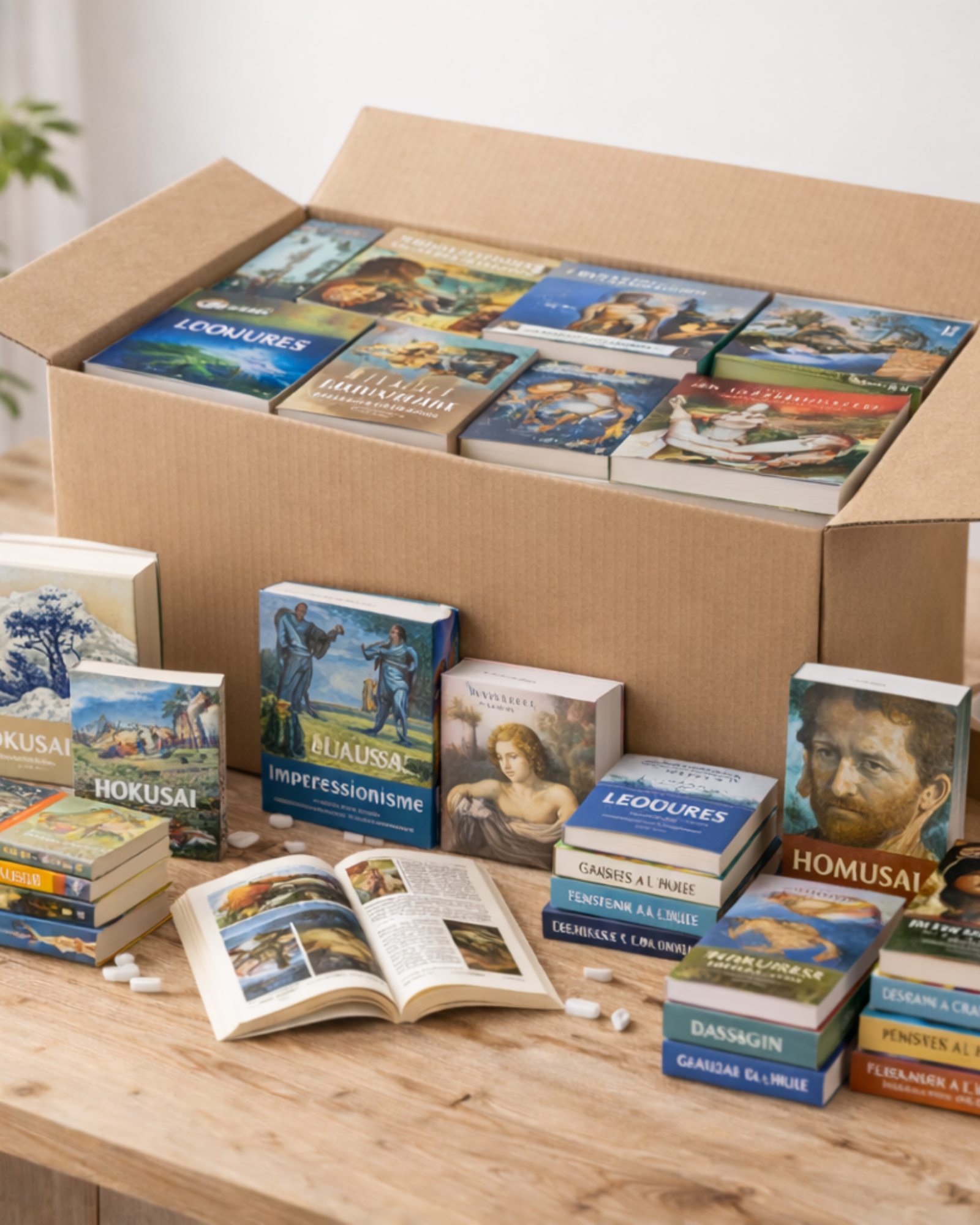 Lot de livres beaux arts