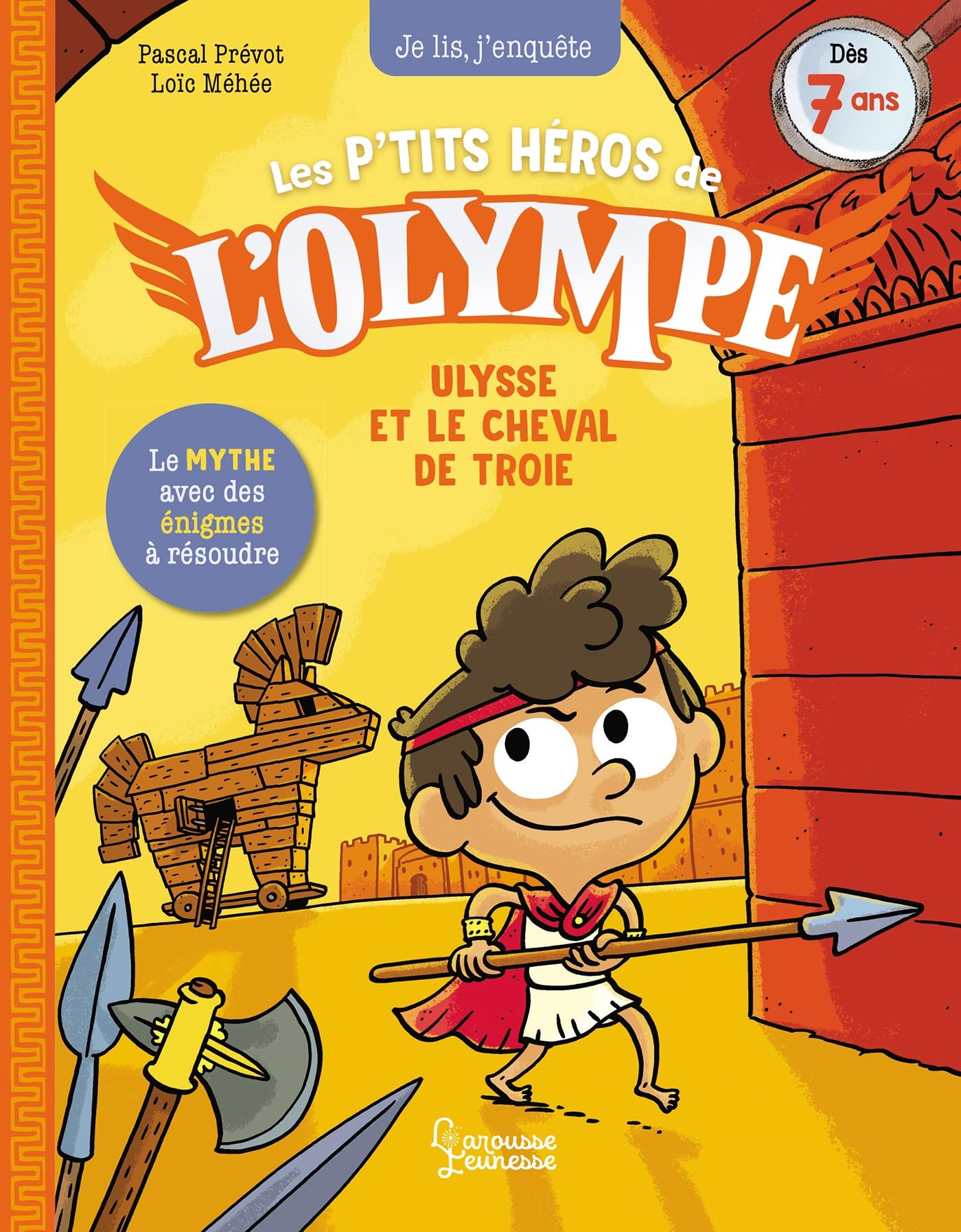 Les petits héros de l'Olympe - Ulysse et le cheval de Troie: Je lis, j'enquête - Livre d'occasion
