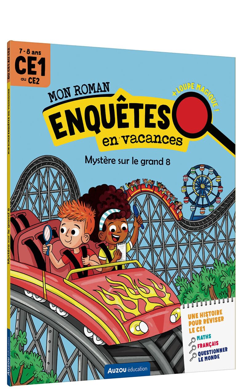 Mon roman - enquêtes ce1 - mystère sur le grand 8 - Livre d'occasion