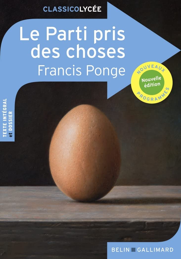 Le Parti pris des choses - Livre d'occasion