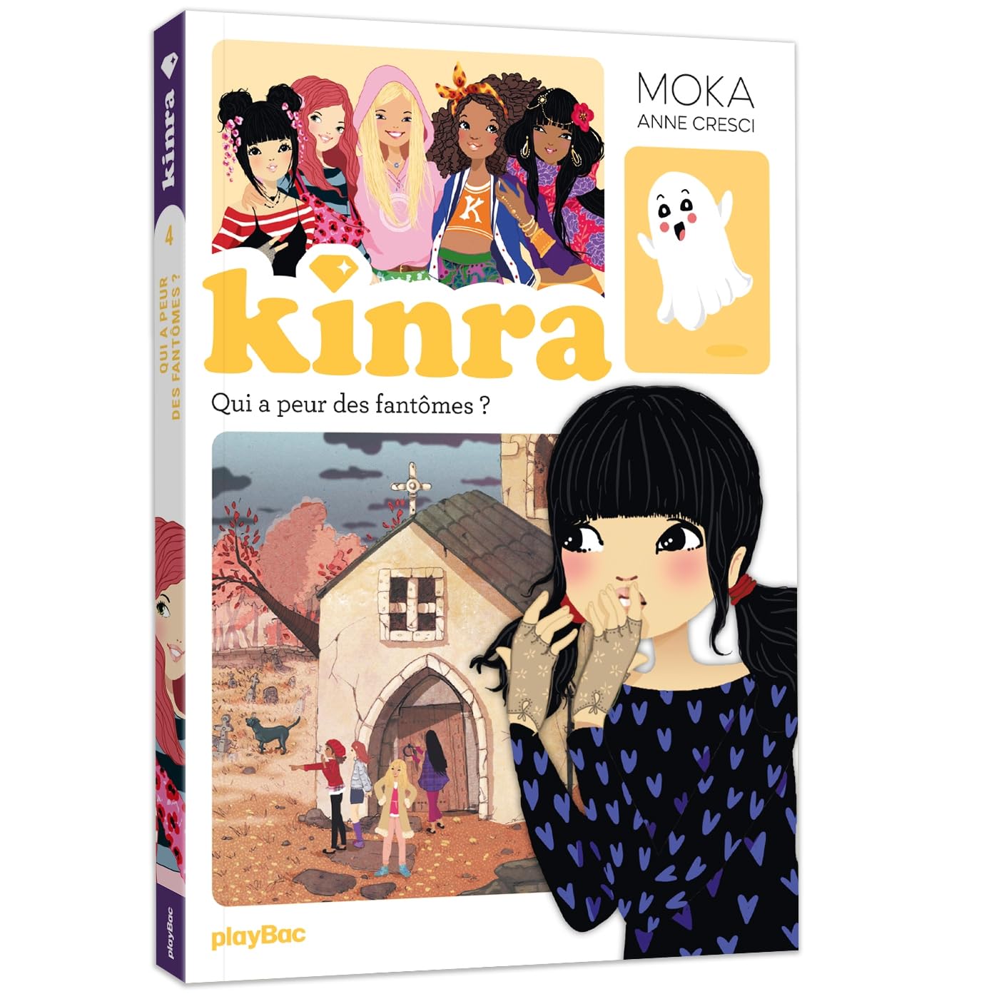 Kinra girls - le tresor des kinra - qui a peur des fantomes ? - tome 4 nouvelle edition - Livre d'occasion