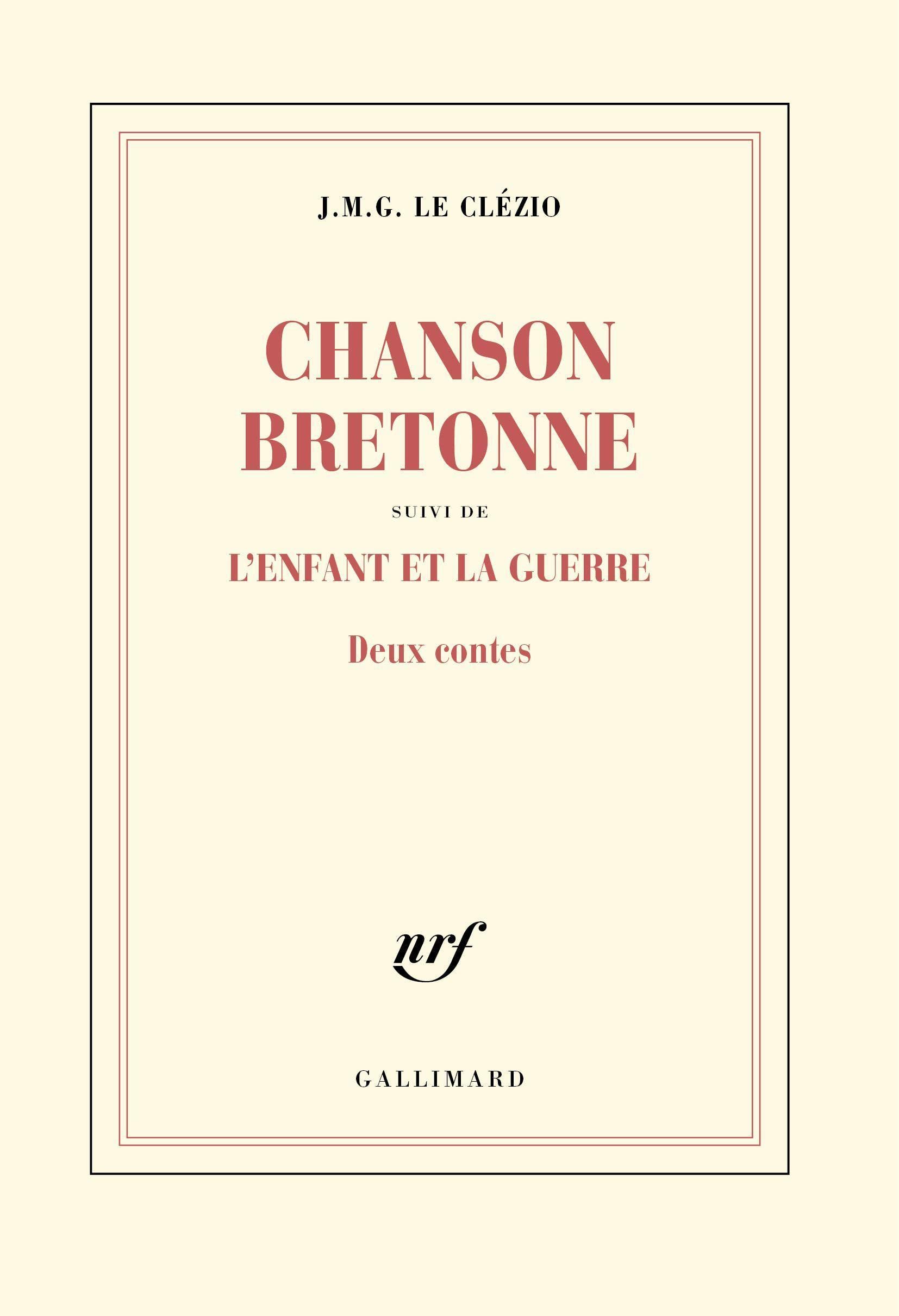 Chanson bretonne / L'enfant et la guerre: Deux contes - Livre d'occasion