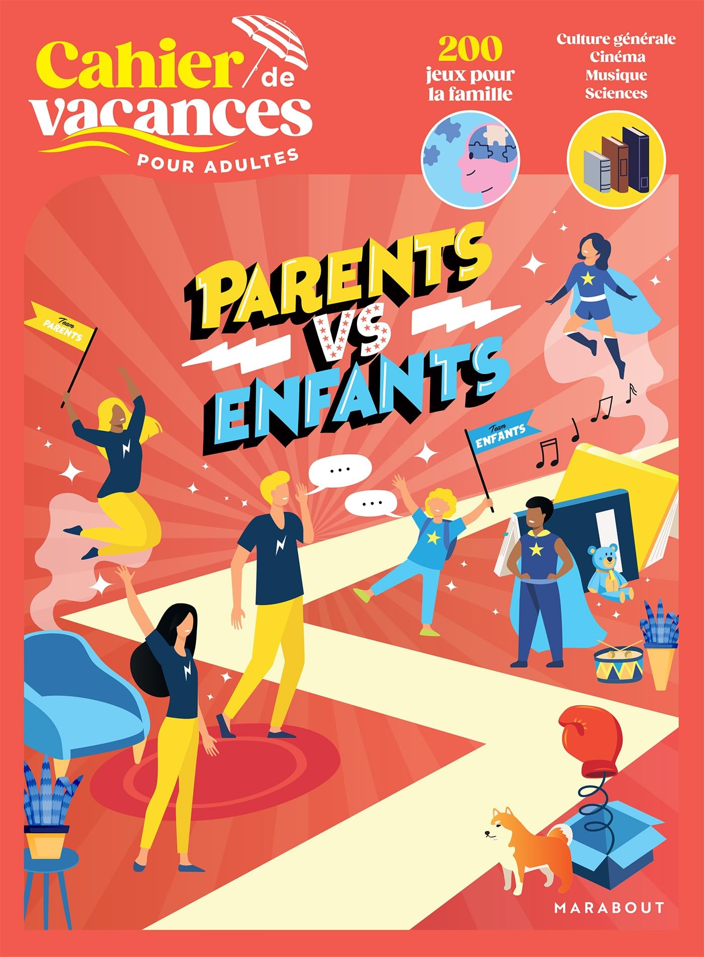 Cahier de vacances - Parents vs Enfants - Livre d'occasion