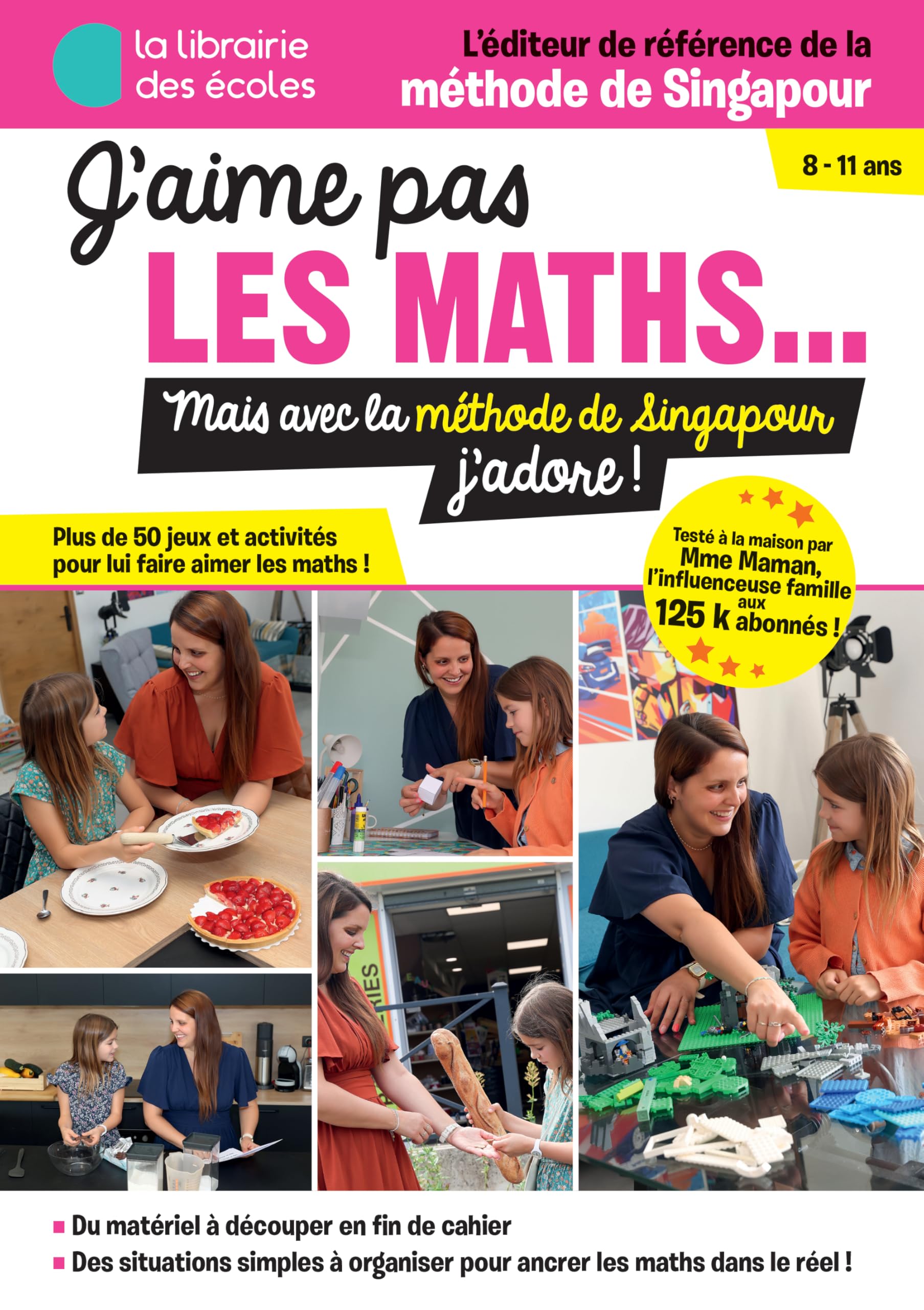 J'aime pas les maths..mais avec la methode singapour j'adore ! - Livre d'occasion
