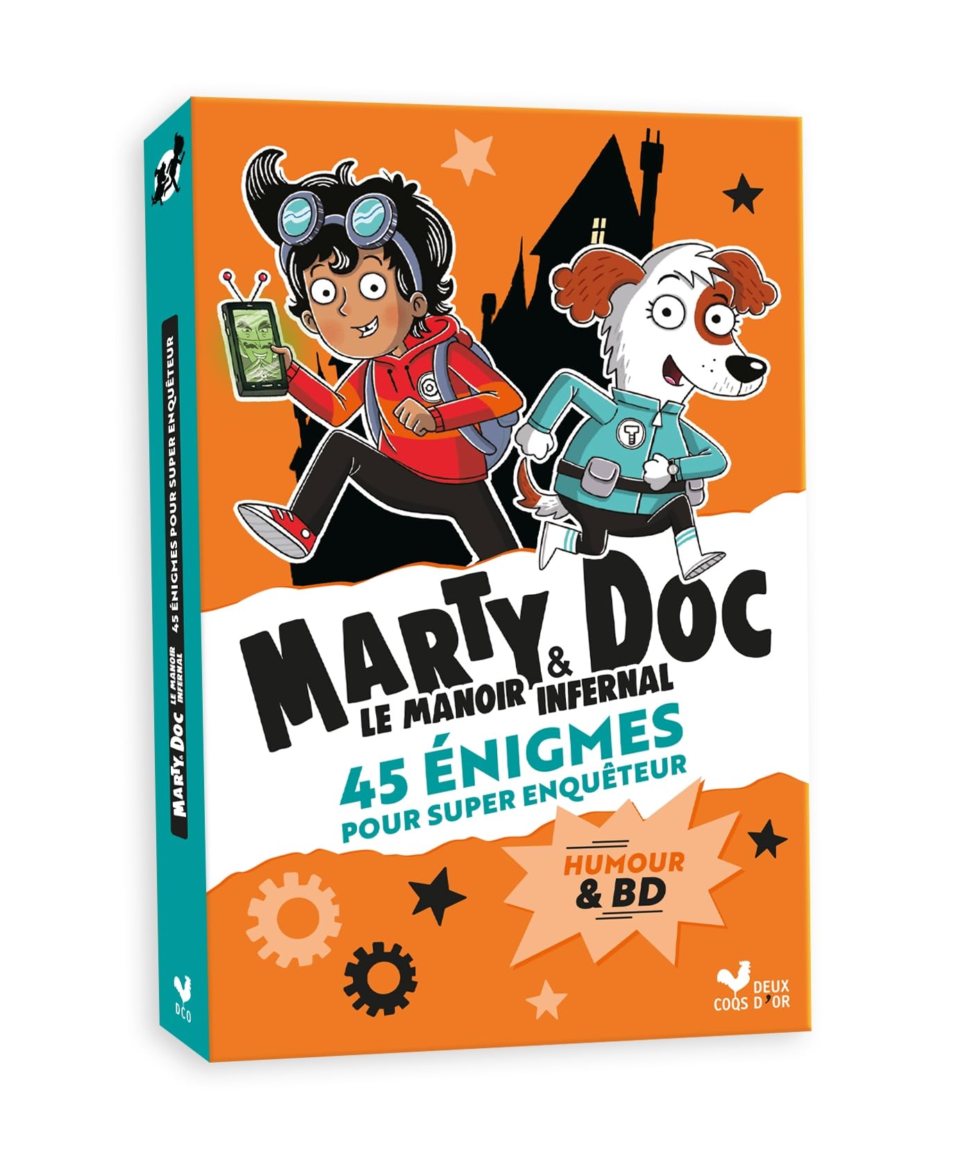 Marty & doc le manoir infernal - 45 enigmes pour super enqueteur - Livre d'occasion