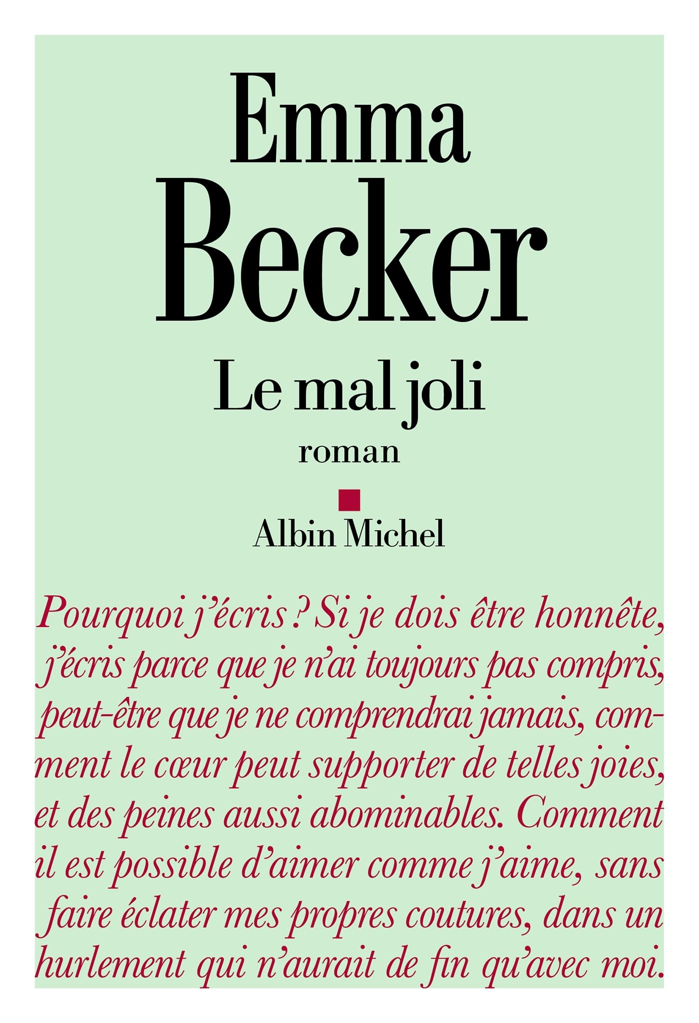 Le mal joli - Livre d'occasion