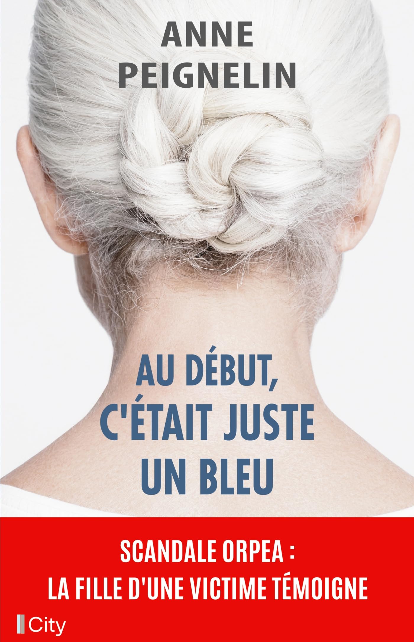 Au debut, c'etait juste un bleu - Livre d'occasion