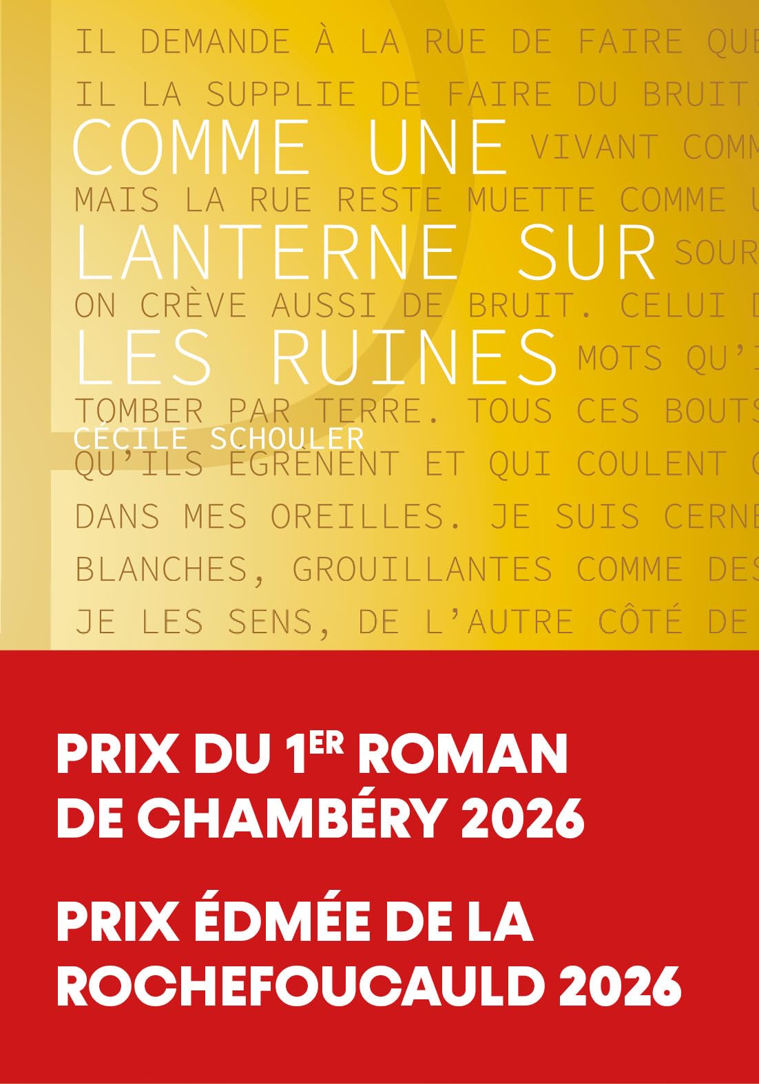 COMME UNE LANTERNE SUR LES RUINES - Livre d'occasion