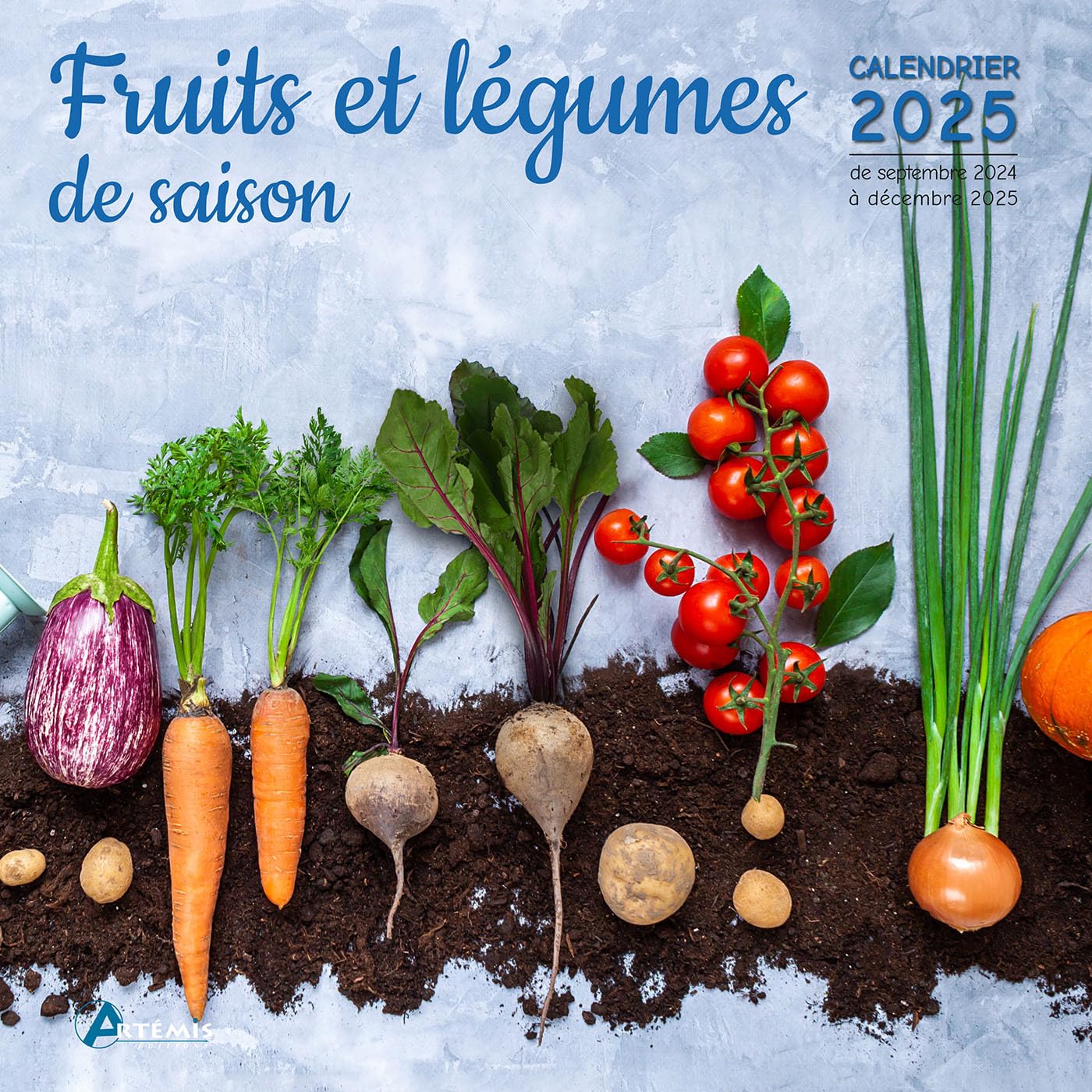 Calendrier Fruits et légumes de saison 2025 - Livre d'occasion