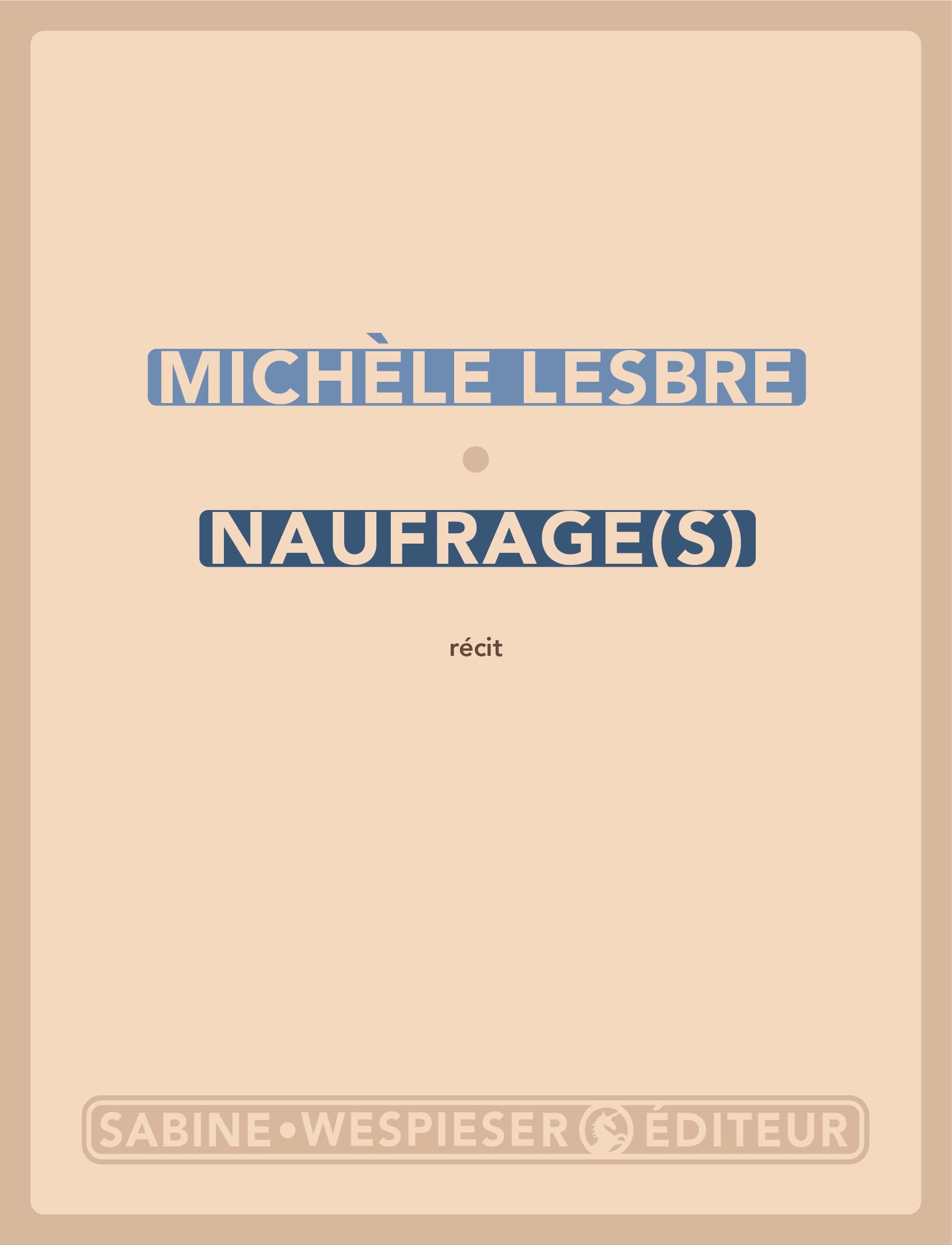 Naufrage(s) (2025) - Livre d'occasion