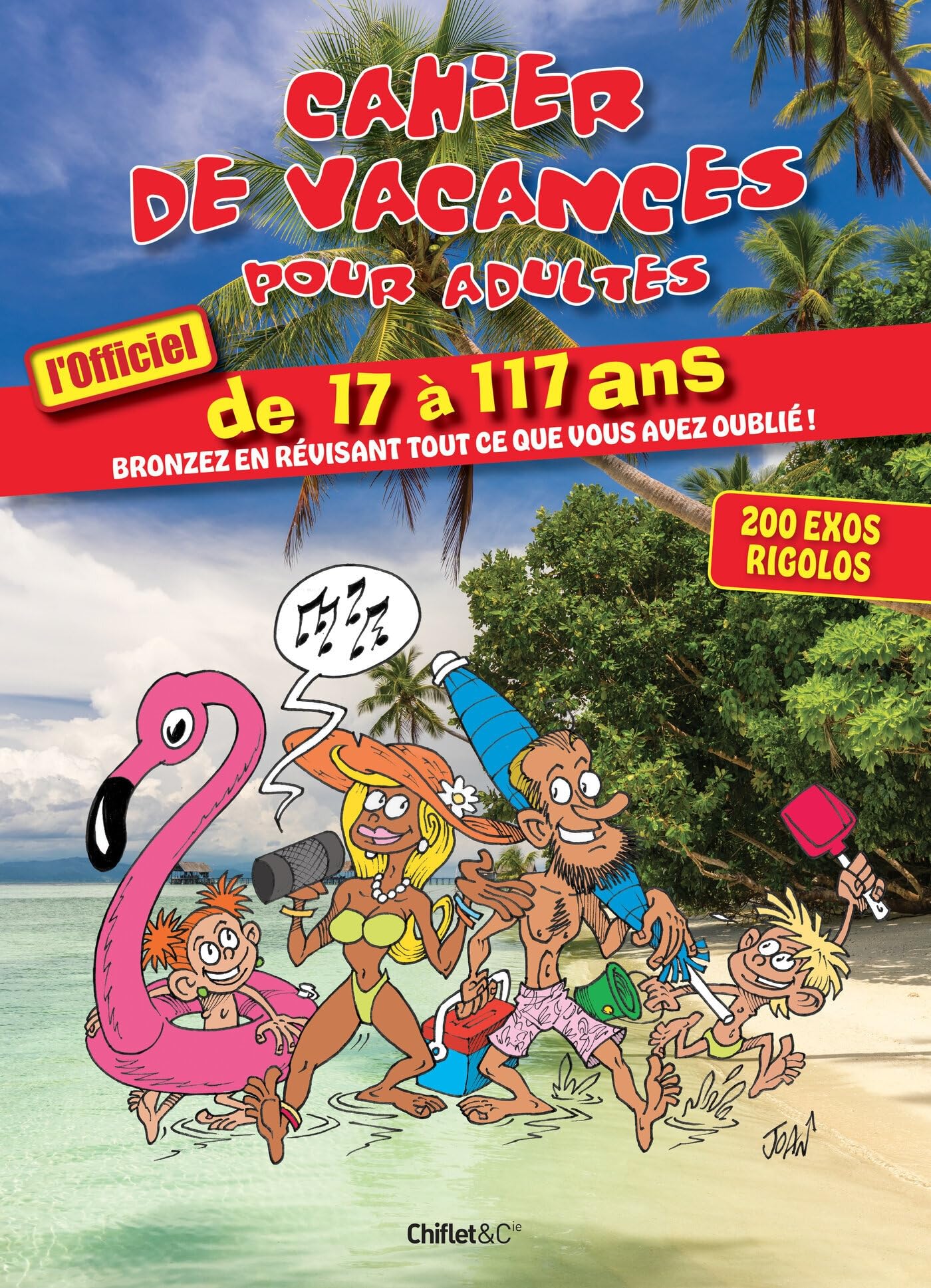 Cahier de vacances pour adultes l'officiel - 2025 - Livre d'occasion