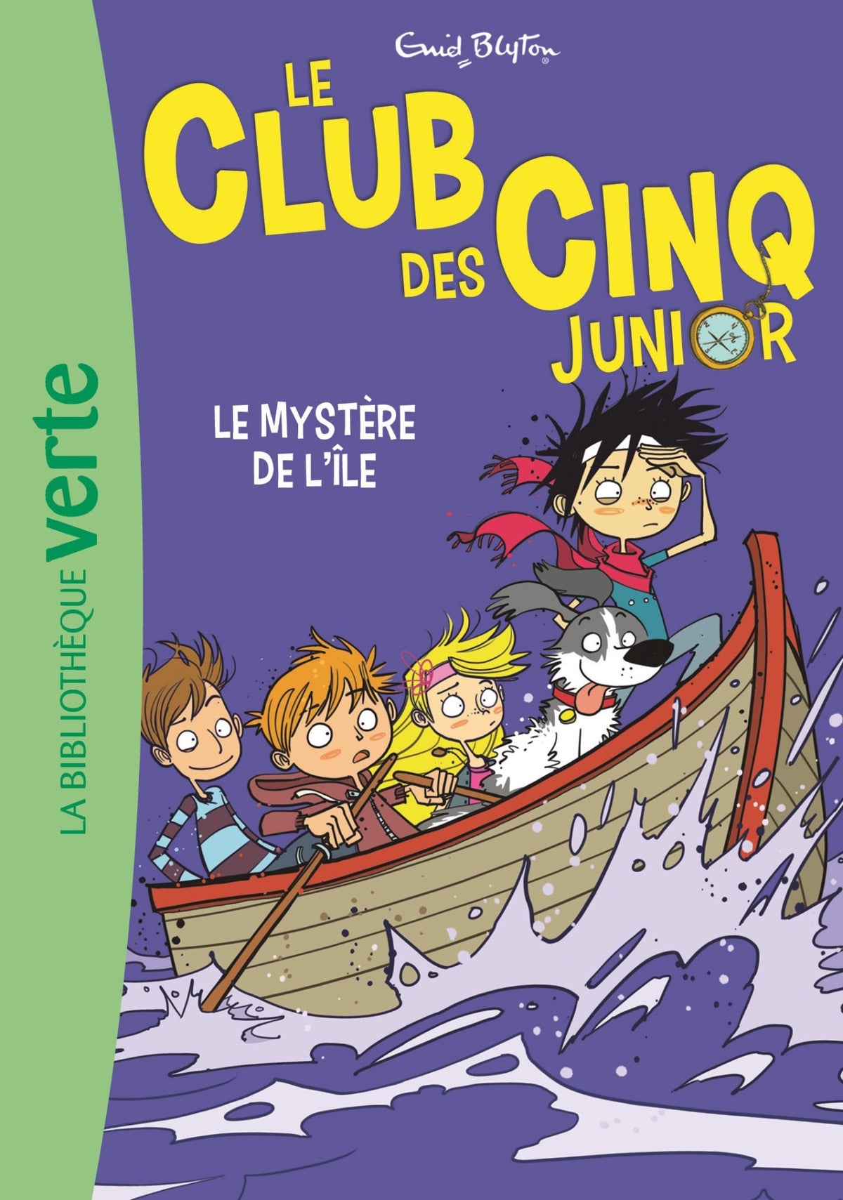 Le Club des Cinq Junior, Tome 02 - Le Mystère de l'île - Livre d'occasion