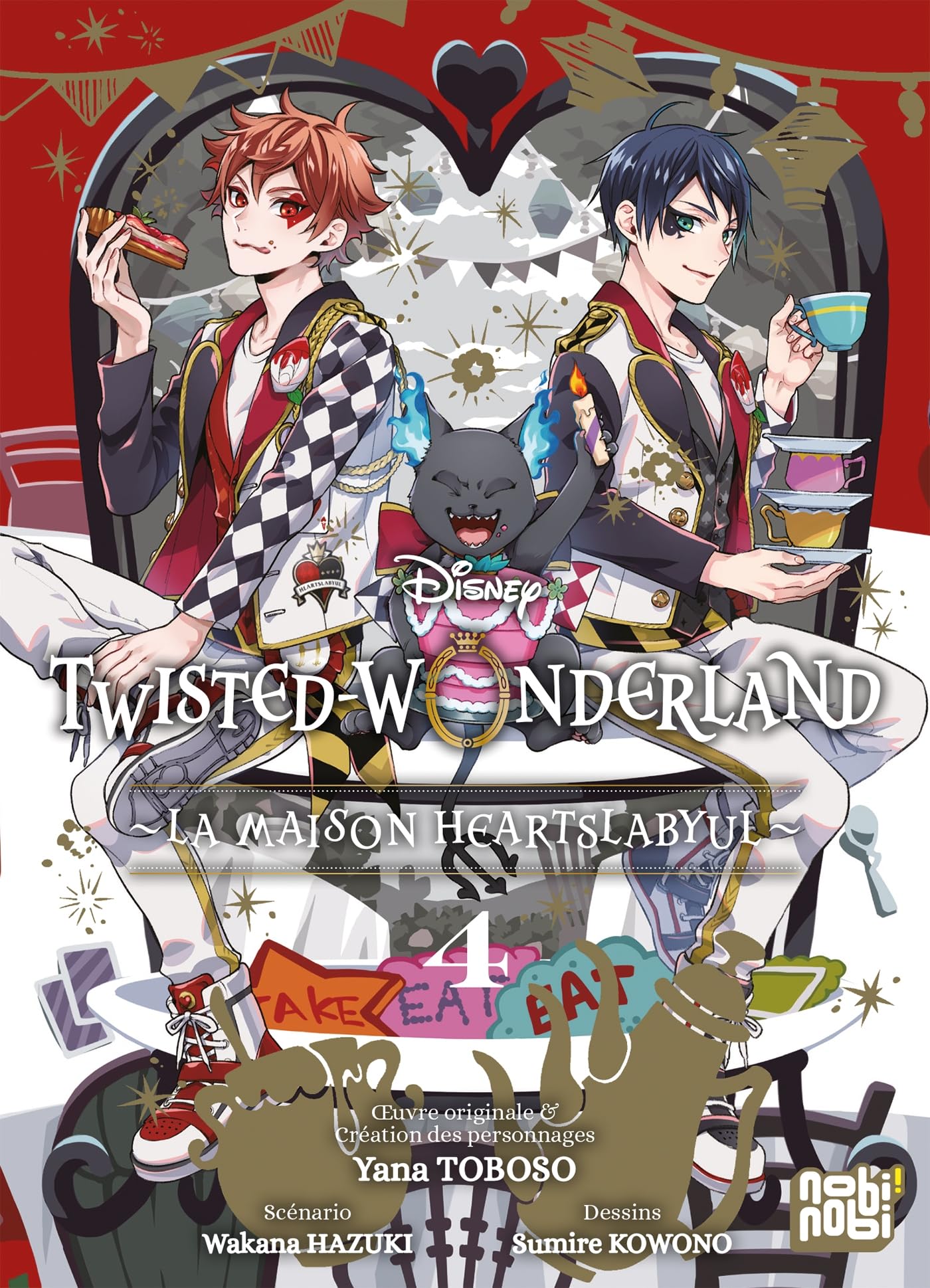 Twisted-wonderland - la maison heartslabyul t04 - Livre d'occasion