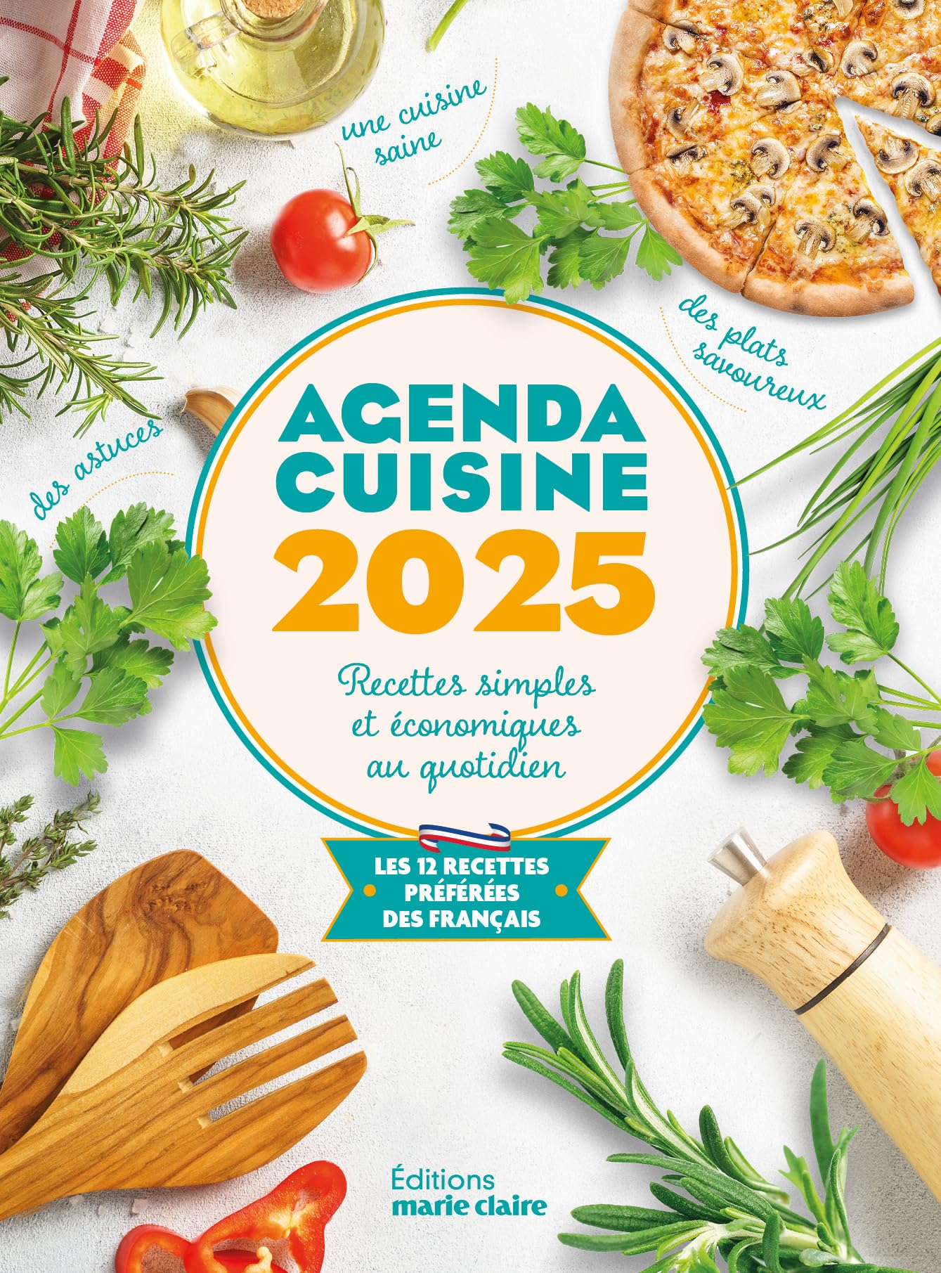 Agenda cuisine 2025 - Livre d'occasion