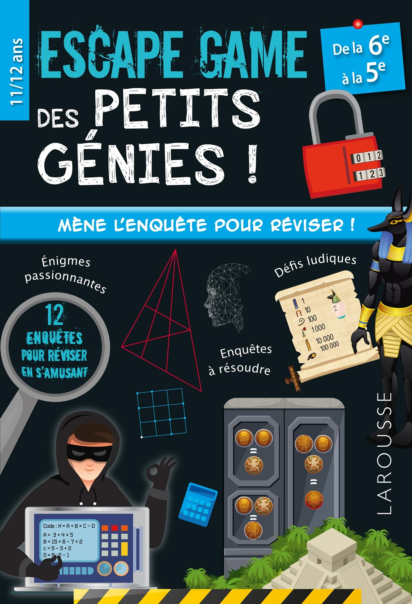 ESCAPE GAME DES PETITS GENIES - 6E-5E - CAHIER DE VACANCES - Livre d'occasion